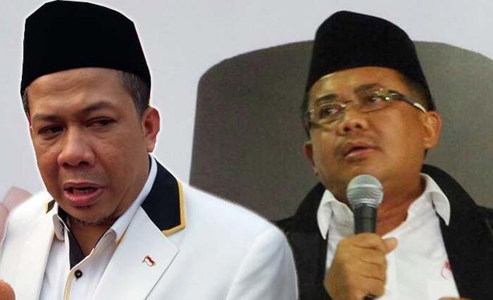 Fahri Hamzah (kiri) dan Sohibul Iman, dua sahabat separtai yang saling melaporkan. (foto: dok.ngobar)