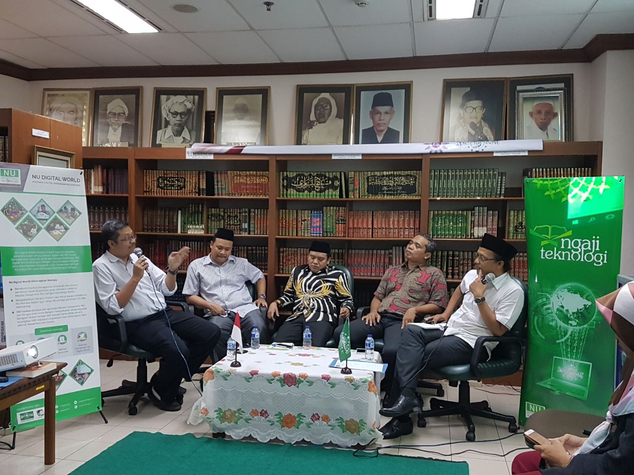 NGAJI: Ngaji teknologi di PBNU Jakarta. (foto: ist)