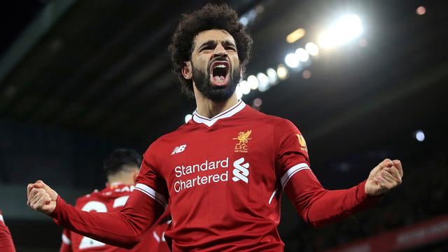 Pemain Liverpool, Mohamed Salah. 