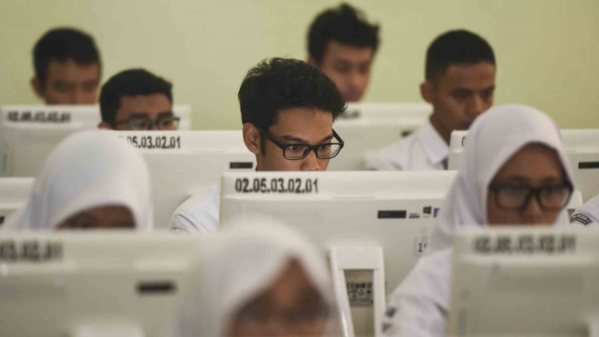 Ilustrasi suasana ujian nasional (Foto: Istimewa)