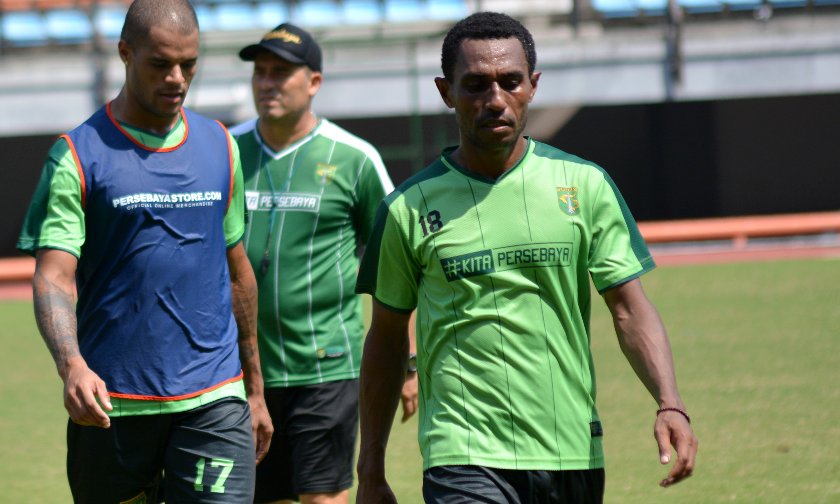 Pemain Persebaya, Izaac Wanggai. (foto: hrs/ngopibareng)