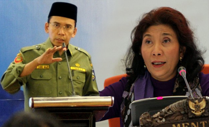 Menteri Susi dan TGB. (Foto: kolase)