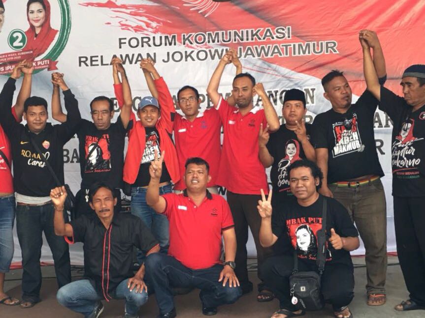 Relawan Jokowi mendukung Gus Ipul - Puti Soekarno karena program-programnya yang berpihak kepada rakyat. (Foto: Ist)