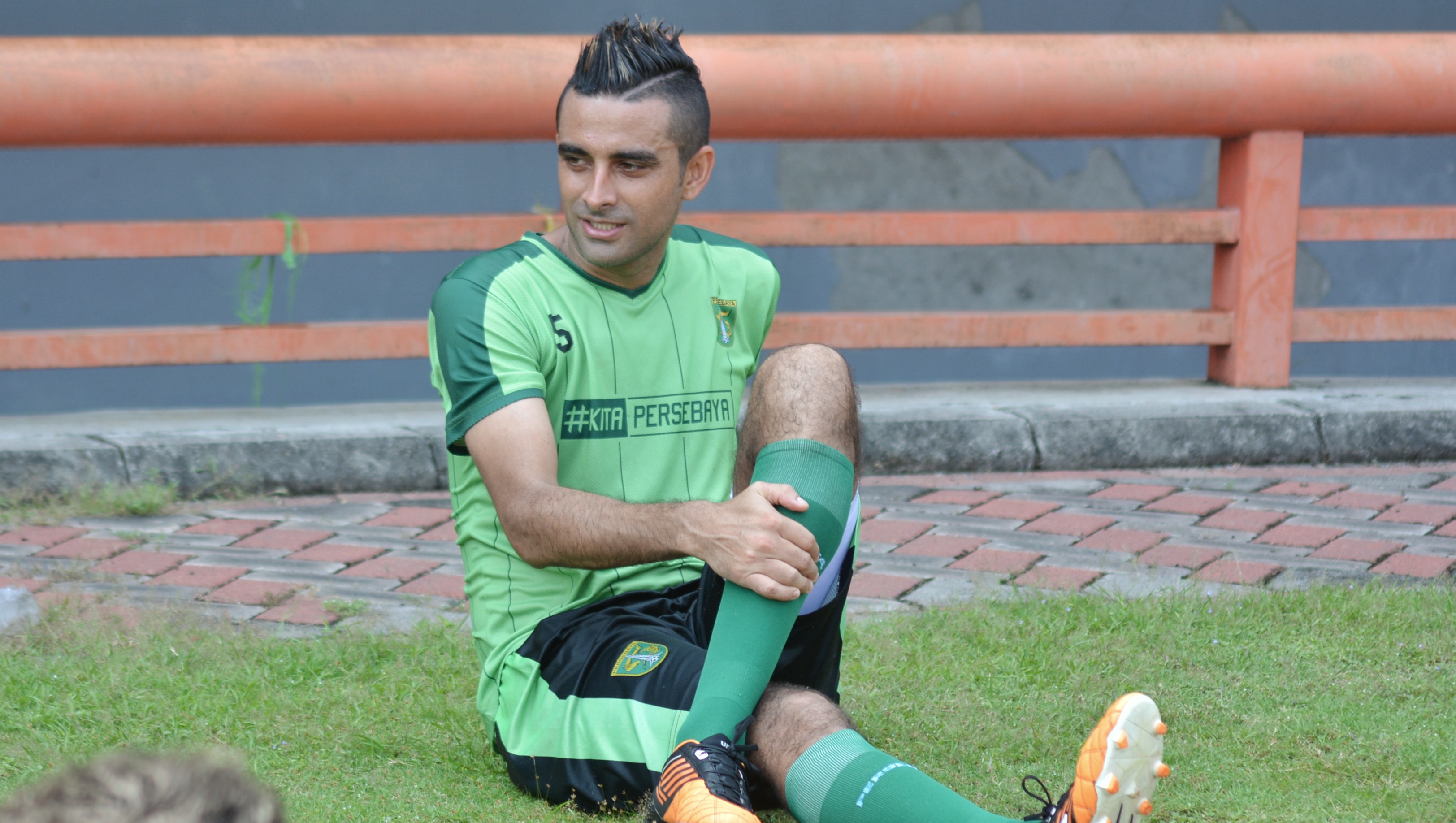 Pemain Persebaya, Otavio Dutra. (foto: hrs/ngopibareng) 