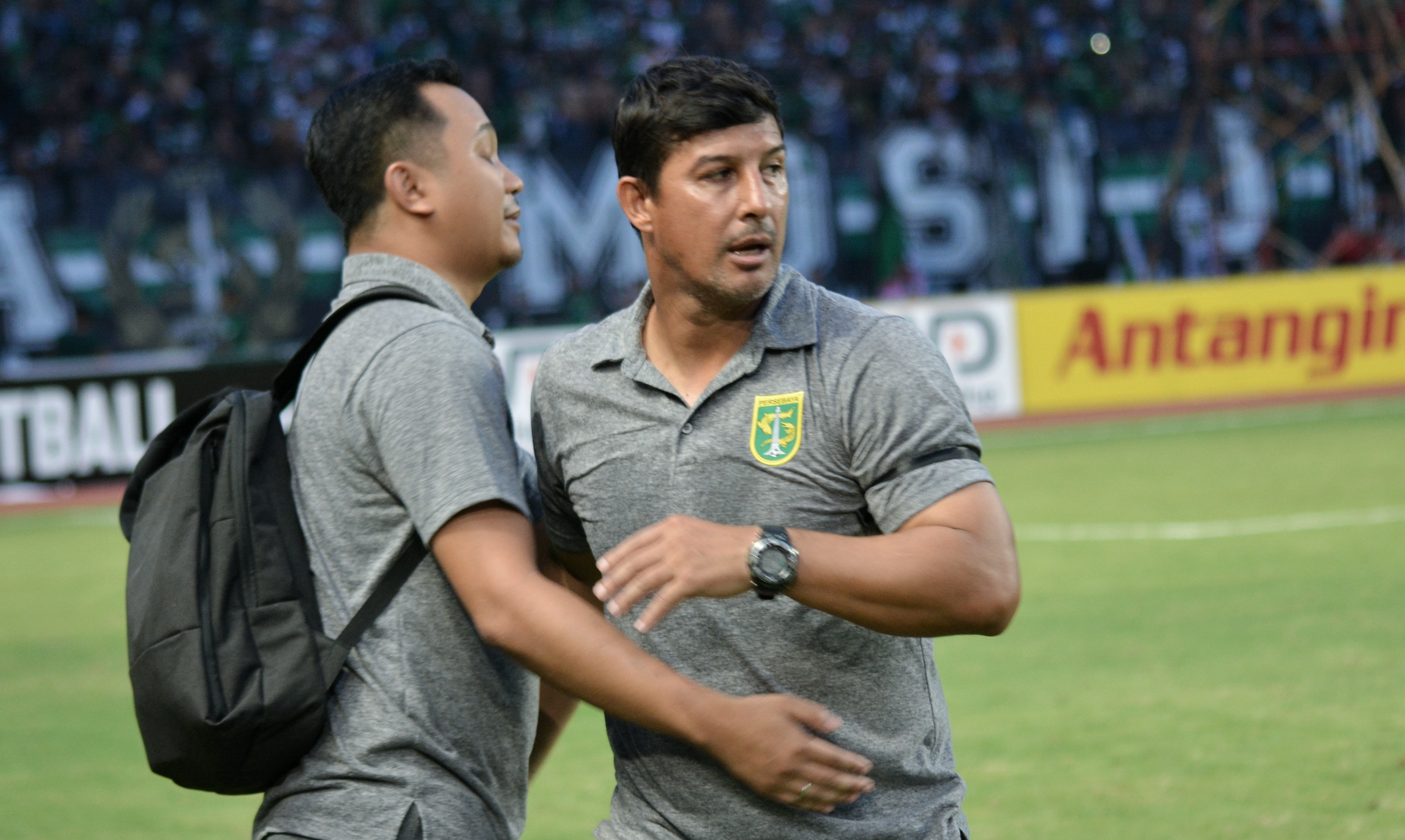 Pelatih Persebaya, Angel Alfredo Vera. (foto: hrs/ngopibareng)