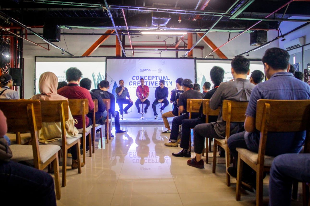 Kumpul Kreavi ke-35, yang digelar di Koridor Coworking Space. (Foto:frd/ngopibareng.id)