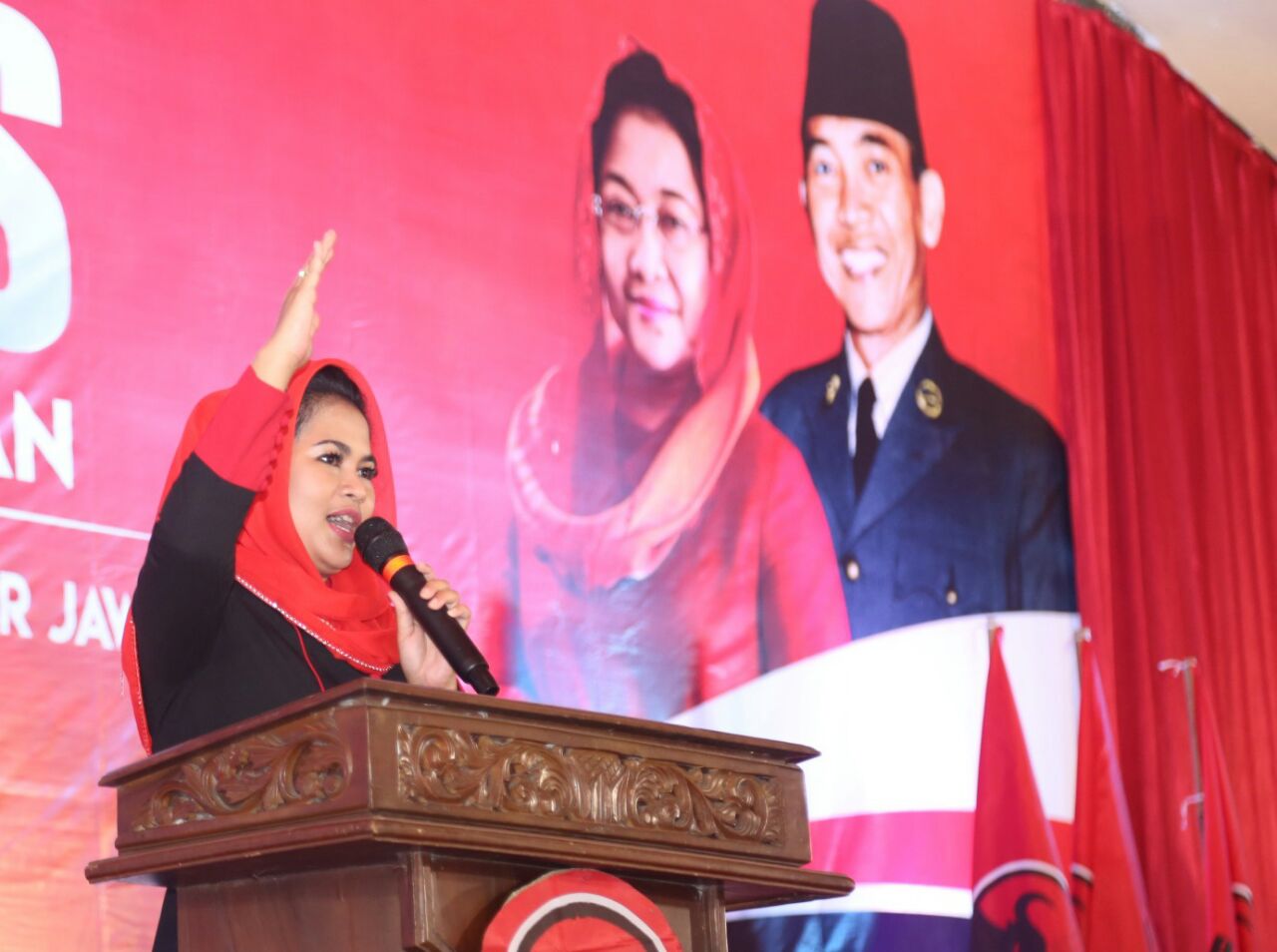Puti Guntur Soekarno, menghadiri Rapat Kerja PDIP se-Kabupaten Pasuruan, Senin, 16 April 2018. (Foto: Ist)