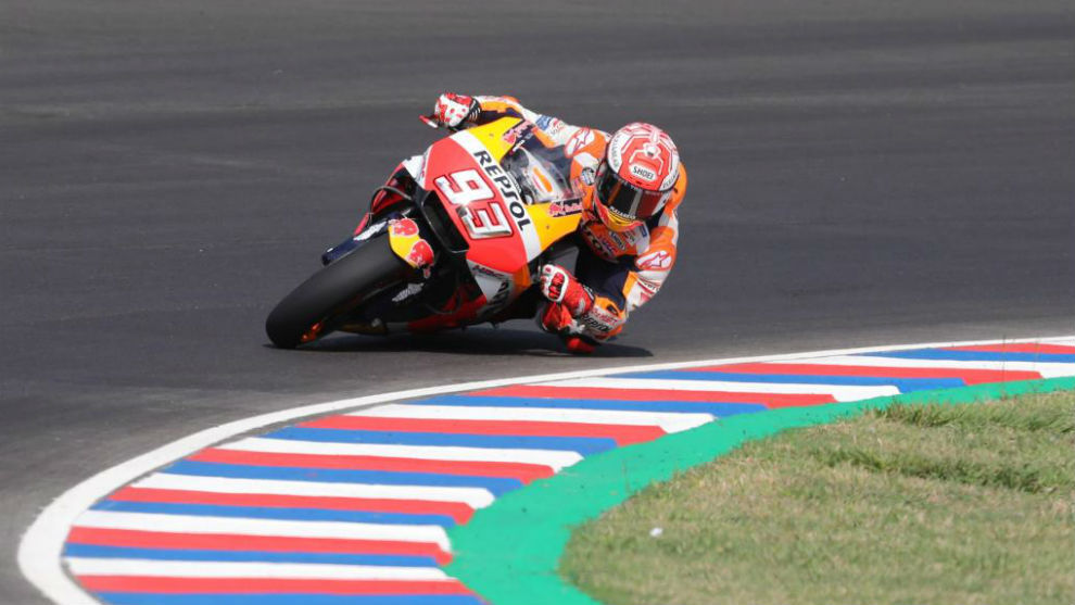 Marc Marquez, masih memegang rekor tak pernah kalah di MotoGP Amerika Serikat sejak tahun 2013. (foto: Marca)