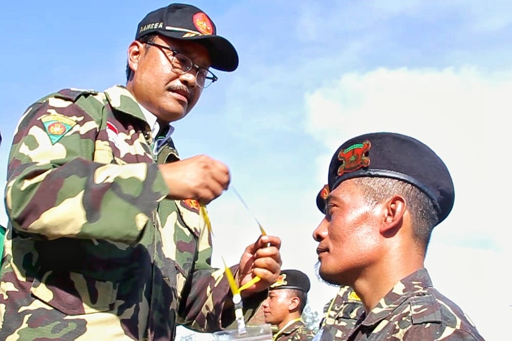 Gus Ipul menghadiri Kursus Banser Lanjutan (Susbalan) Satkorcab Lamongan, Jumat, 20 April 2018. (Foto: Ist)
