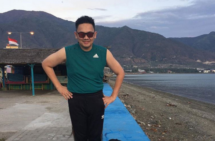 Farhat Abbas menjaga pola makan dan berolah raga lari setiap pagi sejauh 5 Km.