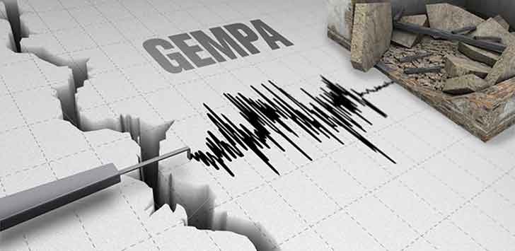 Ilustrasi gempa