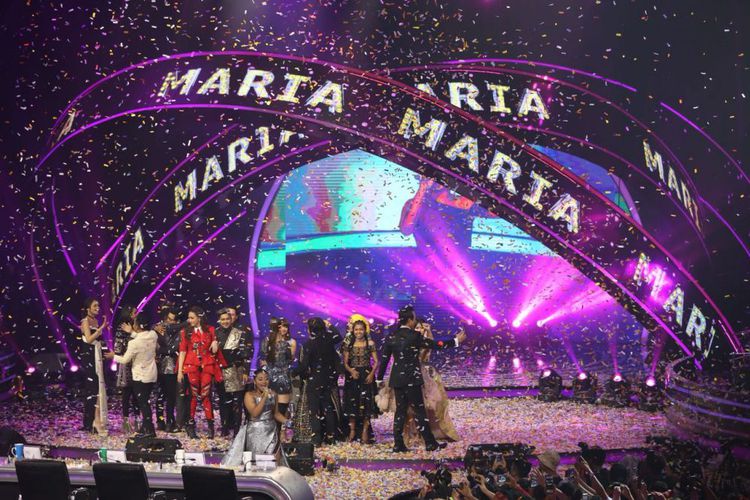 Maria juara Indonesian Idol 2018. foto: kompas.com