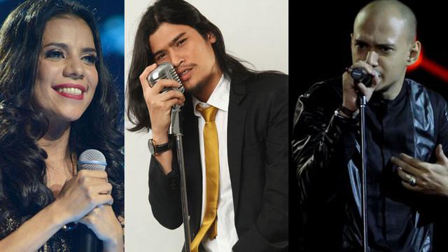 Virzha (tengah) lebih terkenal dibanding sang juara Nowela dan Husein.