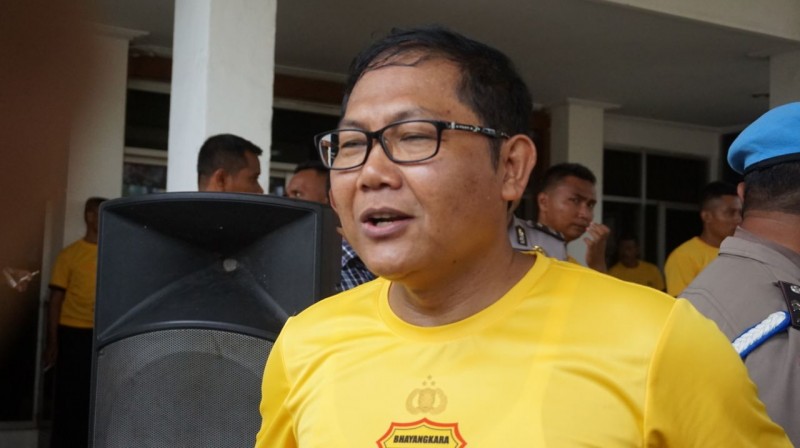 Manajer Bhayangkara FC, AKBP Sumardji mengaku tak mau mengajukan banding terkait denda dari Komdis PSSI. (Foto: dok. ngopibareng)