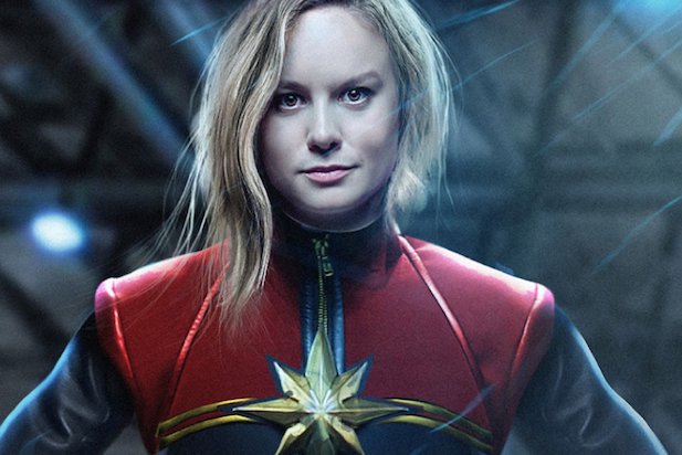 Brie Larson pemeran Captain Marvel.