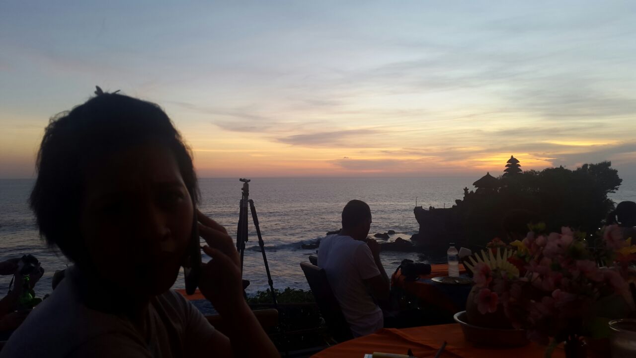 Sunset Tanah Lot. foto:kemenpar