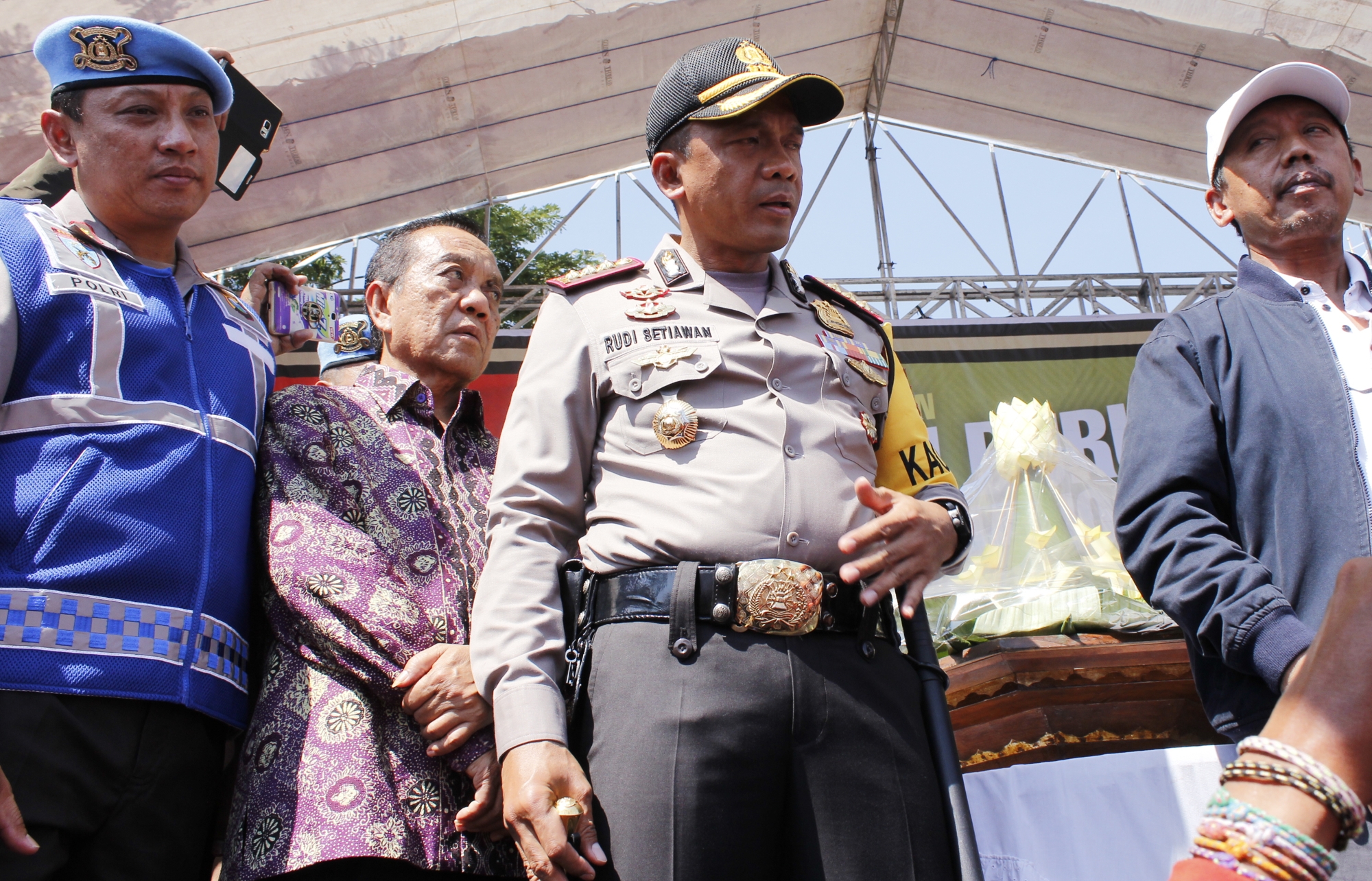 Kapolrestabes Surabaya, Kombes Pol Rudi Setiawan siap amankan pertandingan Persebaya melawan Arema FC di Stadion Gelora Bung Tomo, Minggu 6 Mei 2018. (foto: hrs/ngopibareng)