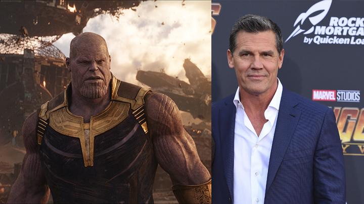 Josh Brolin pemeran Thanos.