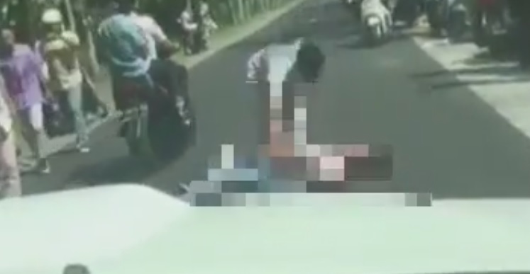 Tangkap layar video pelajar kejang usai ugal-ugalan rayakan kelulusan. (Foto: instagram)