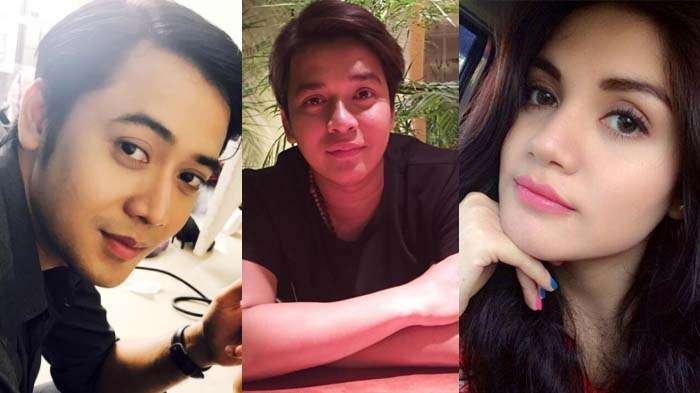 Cinta segitiga Kris Hatta, Billy Syahputra dan Hilda Vitria Khan. (kolase)