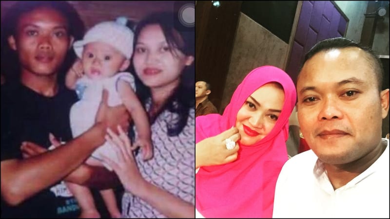 Sule dan Lina saat remaja (kiri). foto: instagram/ferdinan_sule.