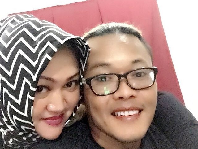 Komedian Sule dan sang istri, Lina. 