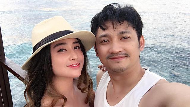 Dewi Persik dan sang suami, Angga Wijaya. (Instagram)