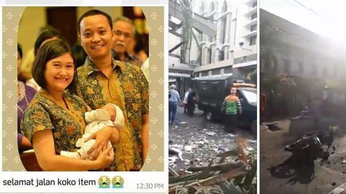 Sosok Bayu yang rela mengorbankan tubuhnya demi menghadang motor teroris masuk ke dalam Gereja SMTB Ngagel, Surabaya. 