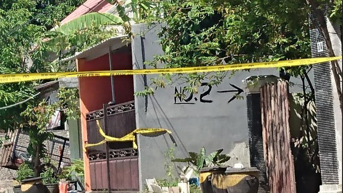 Rumah kontrakan Tri Murtiono di Jalan Tambak Medokan Ayu VI Surabaya.