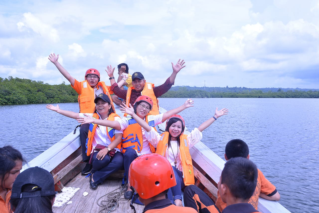 Hai, ayo sini, Mau yang seru kan... Ayo. foto:disparsumut