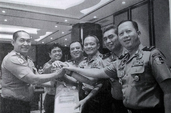 Asisten SDM Irjen Arief Sulistyanto bersama para Karo SSDM (Foto: Repro)