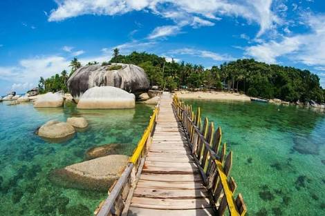 Ini Belitung, 10 destinasi prioritas yang digarap kencang oleh pemerintah. foto:dispar belitung