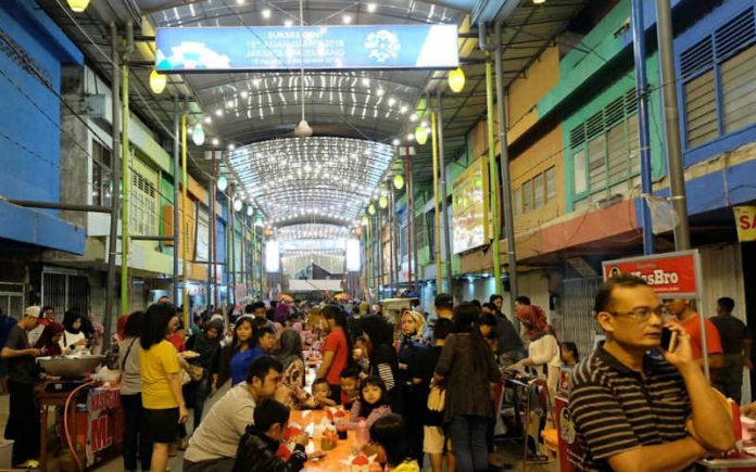 Ini dia Lorong Basah, tidak basah beneran  kelessss. foto:disparpalembang