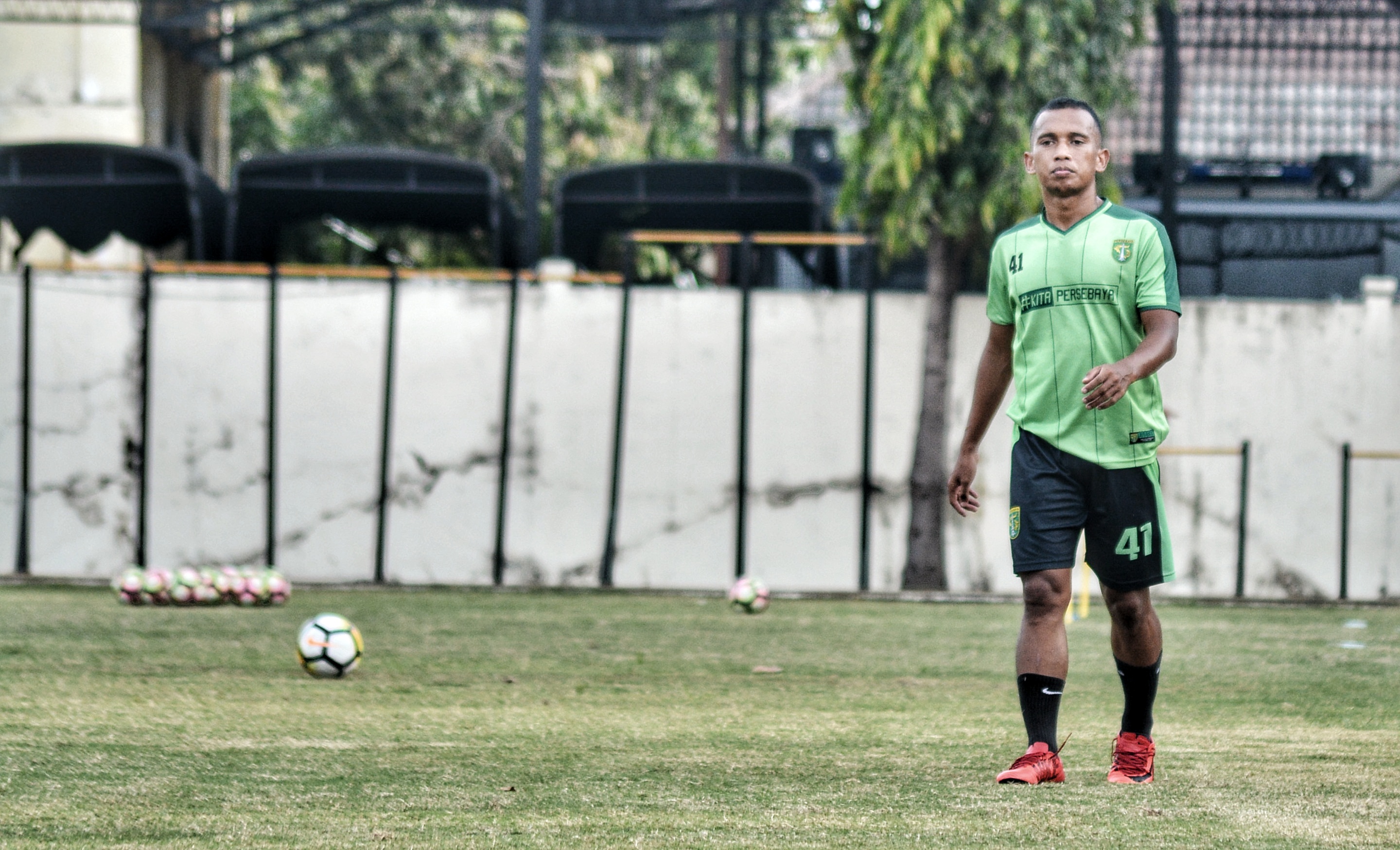 Winger Persebaya Irfan Jaya. (foto: ngopibareng)