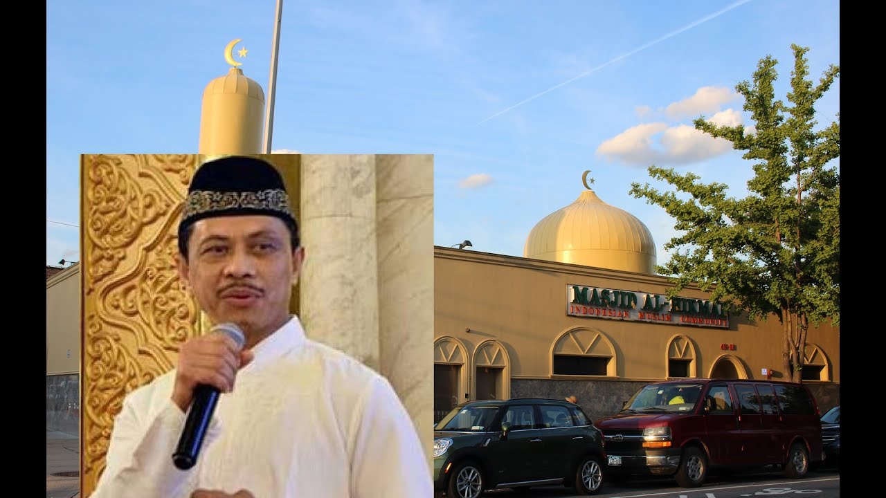 Ustadz Shamsi Ali ketika menyampaikan pesan Islam di Amerika Serikat. (foto: ist)