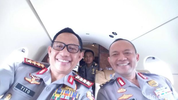 Bersama Kapolri Tito Karnavian