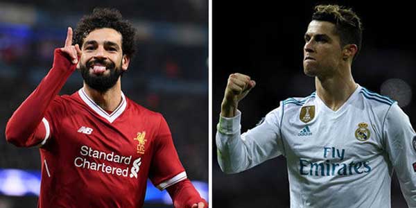 Pemain Liverpool Mohamed Salah dikabarkan akan ditukar dengan bintang Real Madrid Cristiano Ronaldo.