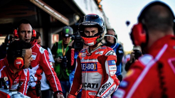 Pebalap Ducati Jorge Lorenzo. (foto: dokumentasi)