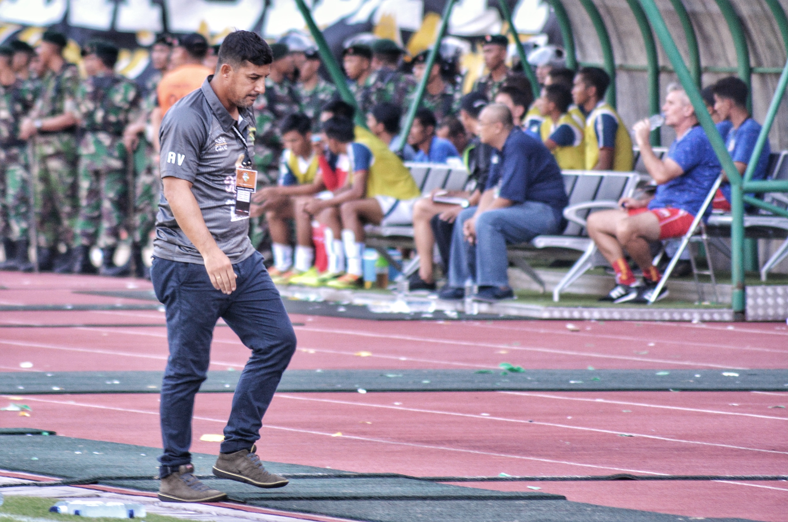 Pelatih Persebaya, Angel Alfredo Vera. (foto: hrs/ngopibareng)