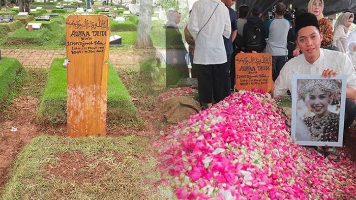 Makam Adara Taista di TPU Tanah Kusir AA1 Blad 01, Jakarta Selatan.