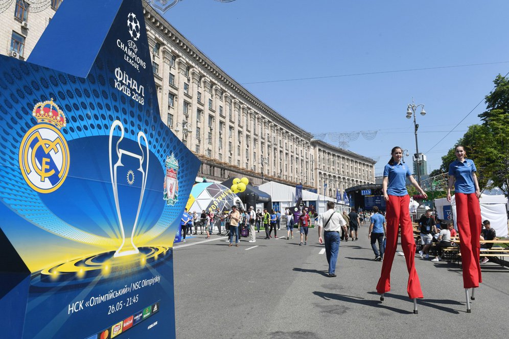 Final Liga Champions 2018 di Kota Kiev  ibu kota Ukraina ini.