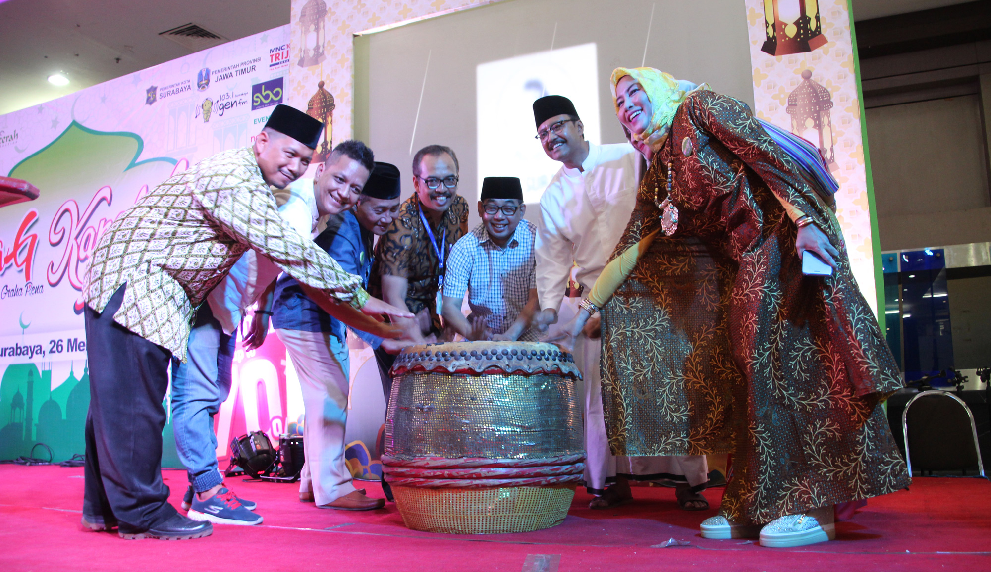 Pembukaan BRaG Kapal Api 2018, di DBL Arena, Sabtu 26 Mei 2018. (Foto: frd/ngopibareng.id)