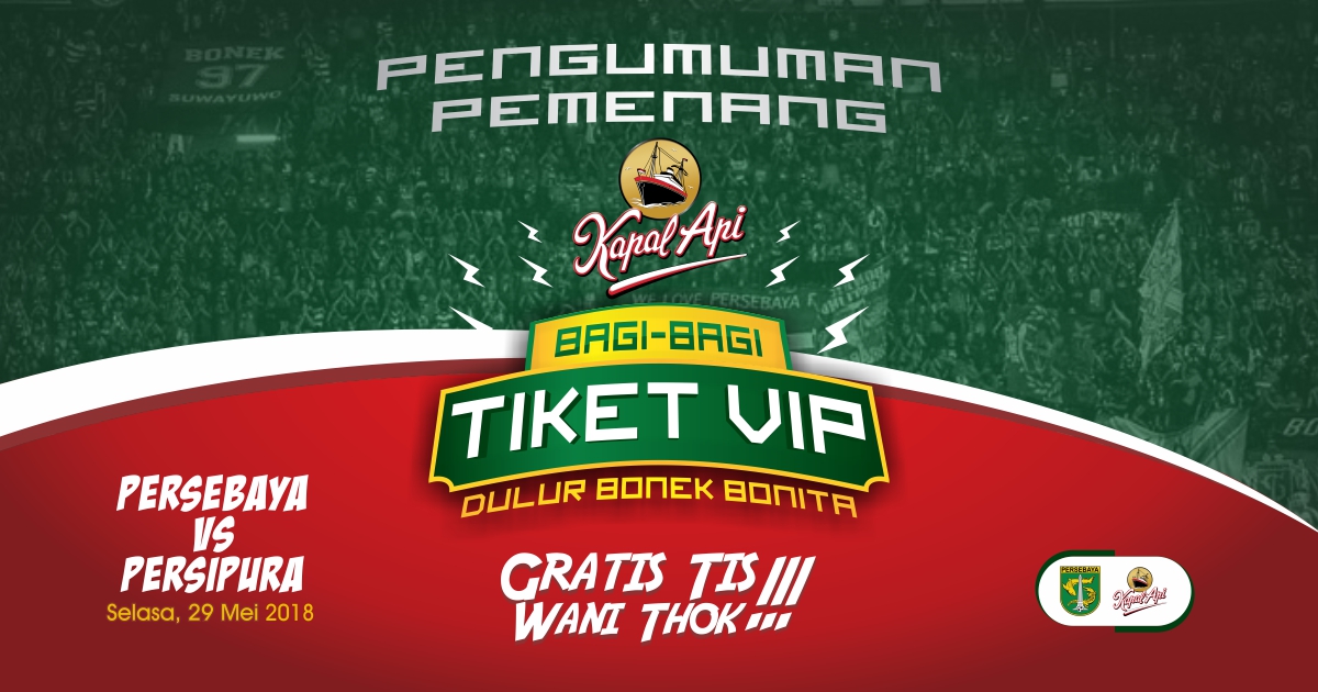 Tiket VIP Persebaya vs Persipura