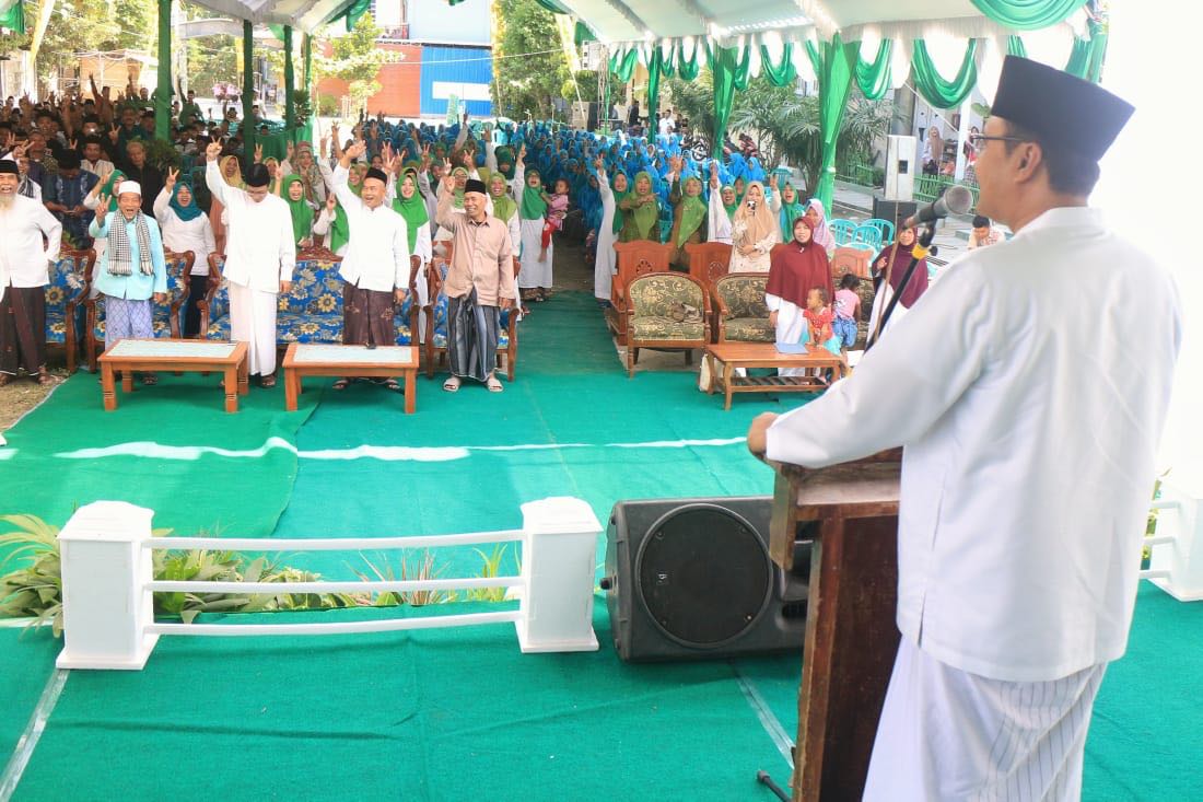 Gus Ipul bertemu para Banom NU Madiun, Senin, 28 Mei 2018. 