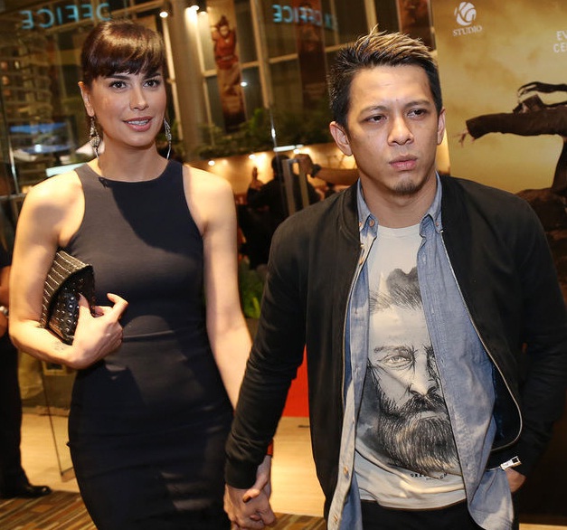 Mantan pasangan Ariel NOAH dan Sophia Latjuba.