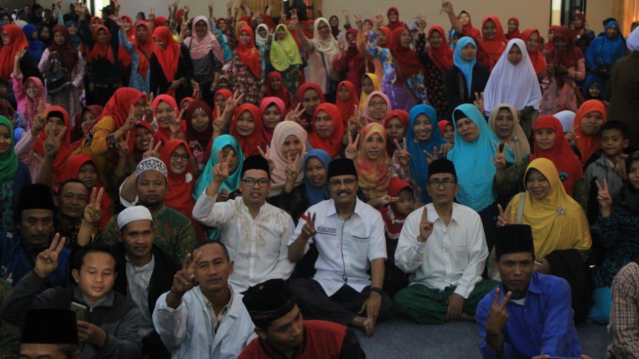 Saifullah Yusuf (Gus Ipul) bertemu relawannya di Magetan, Selasa, 29 Mei 2018. 