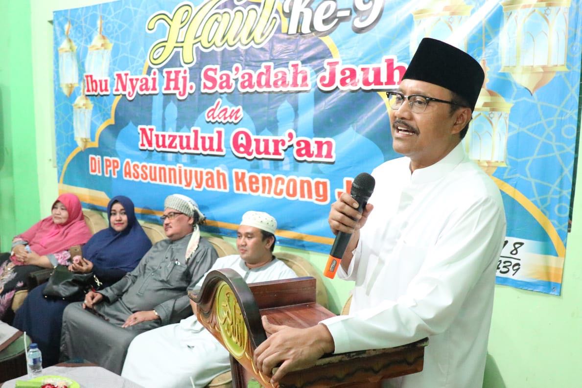 Gus Ipul silaturahmi ke PP ASSunniyyah, Kencong, Jember. 