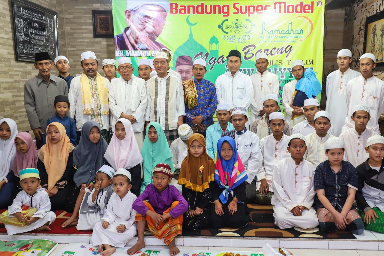 BERBAGI: Semangat berbagi di antara yatim piatu, anak terlantar dan kaum dhuafa. (foto: ist)