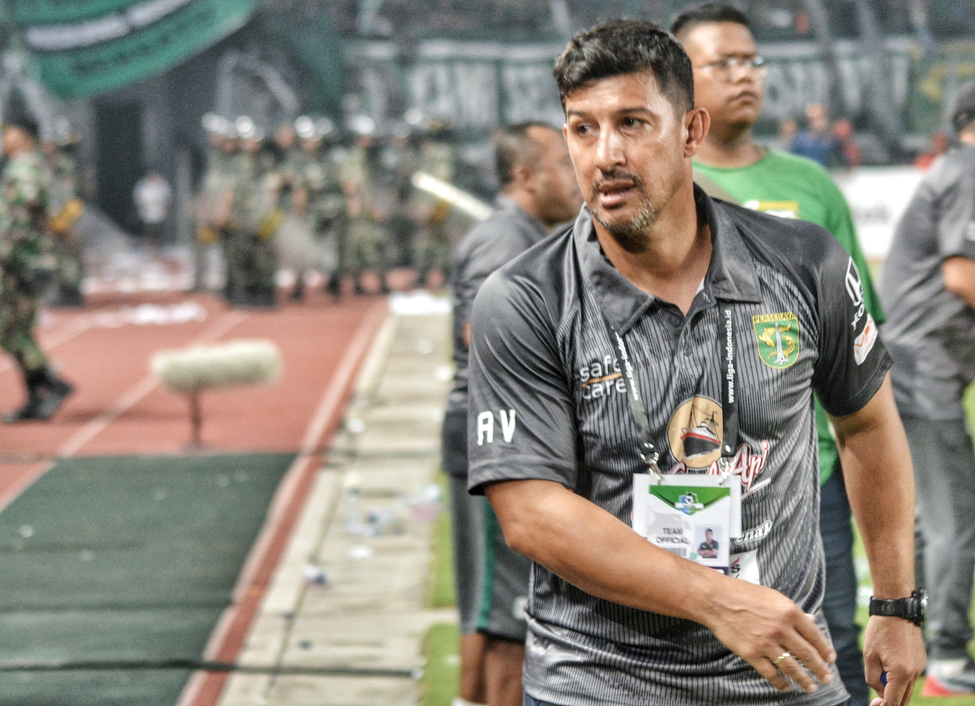 Pelatih Persebaya, Angel Alfredo Vera. (foto: ngopibareng)