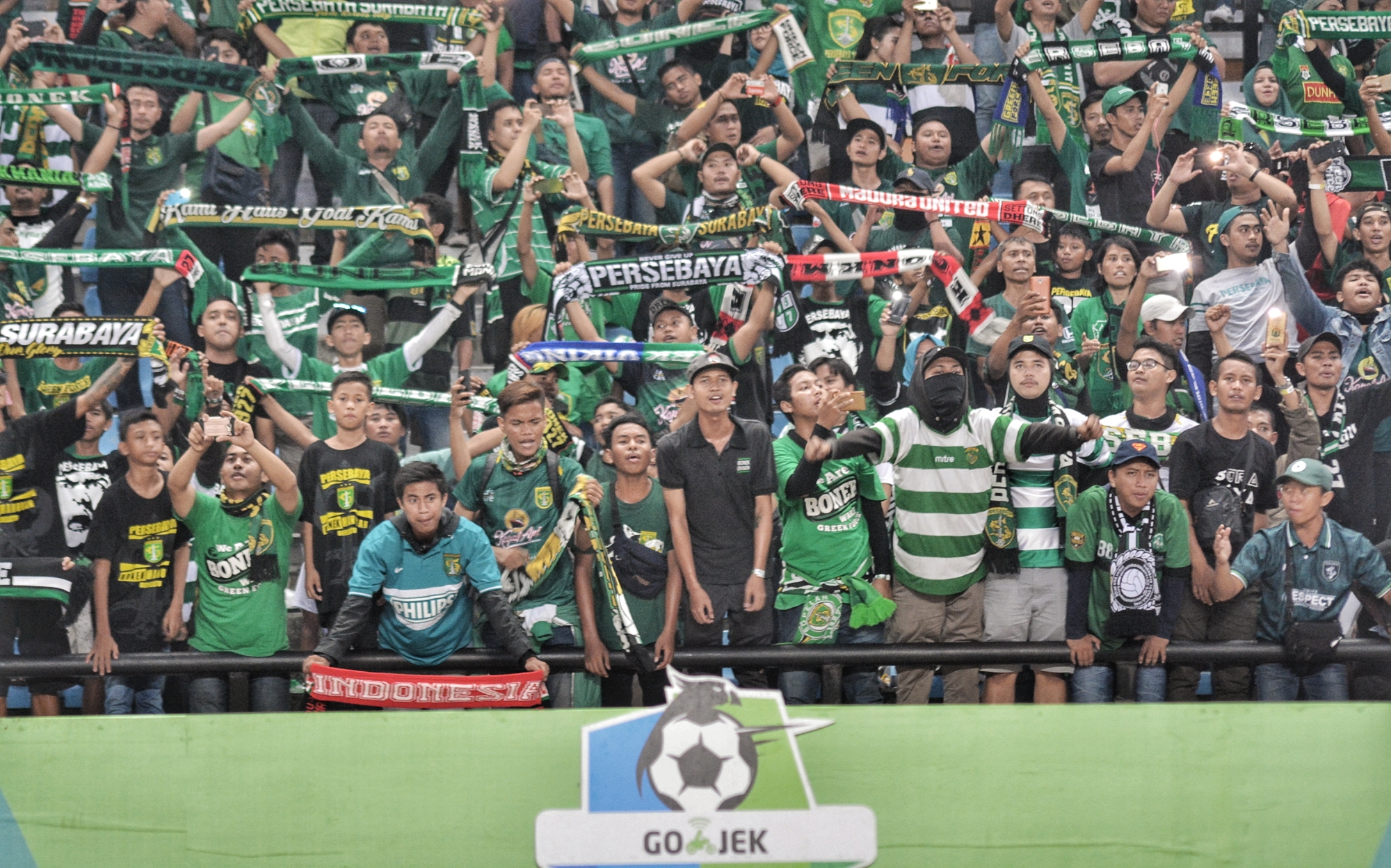 Supporter Persebaya, Bonek Mania. (foto: ngopibareng)